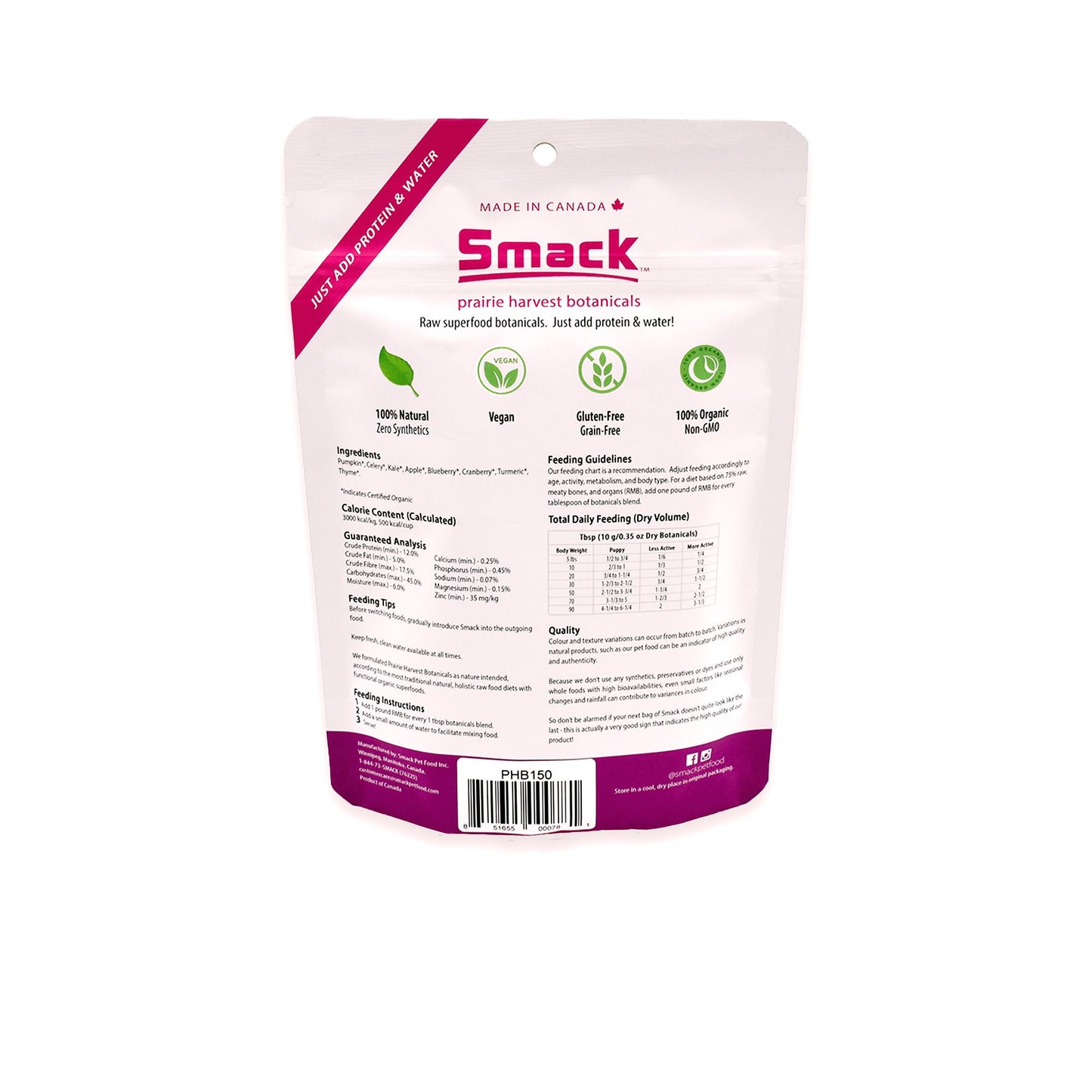 Prairie Harvest Botanicals (DOG) Botanicals Mix Smack Pet Food