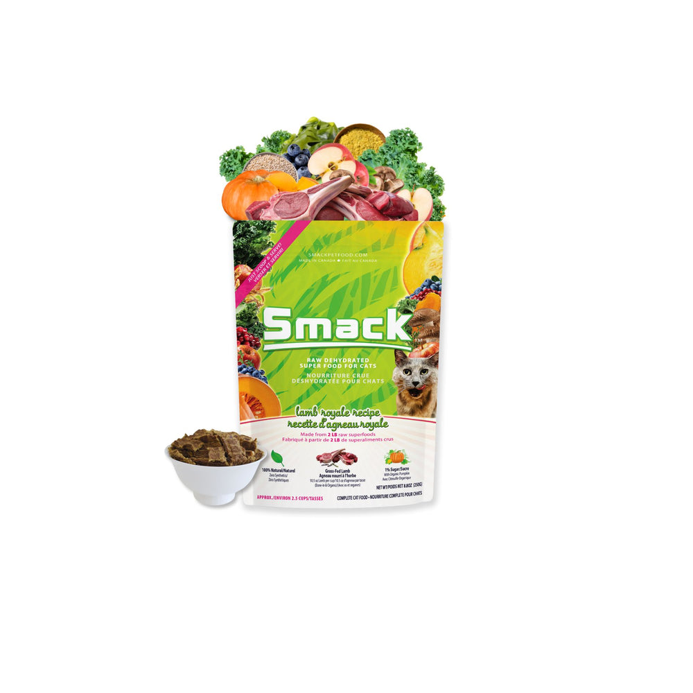 3x Lamb Royale 250g + FREE Lamb Royale 250g (Cat) Crunchy Style Smack Pet Food 
