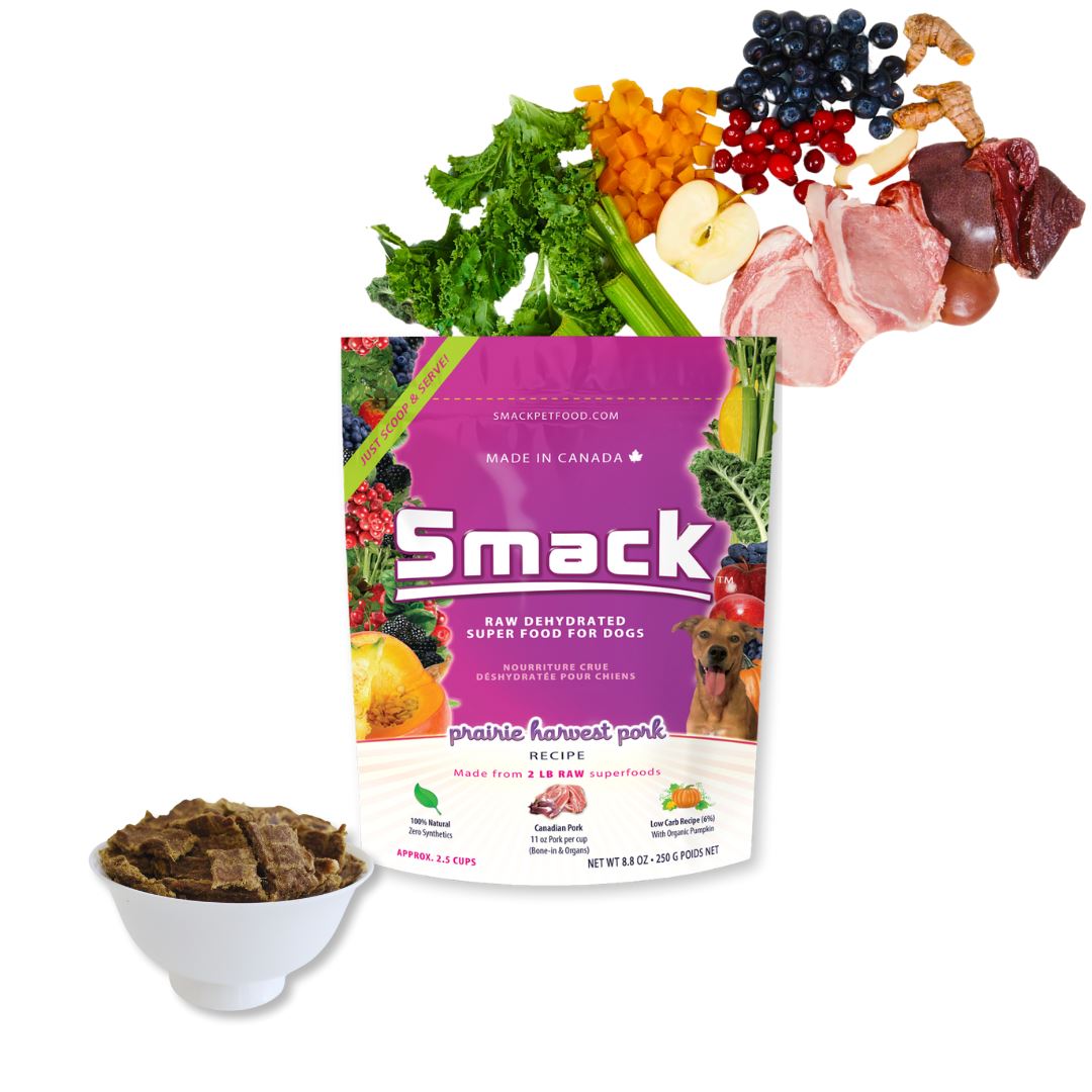 BOGO Bundle: 2x Prairie Harvest Pork 250g + Prairie Harvest Pork 250g (Dog) Crunchy Style Smack Pet Food 