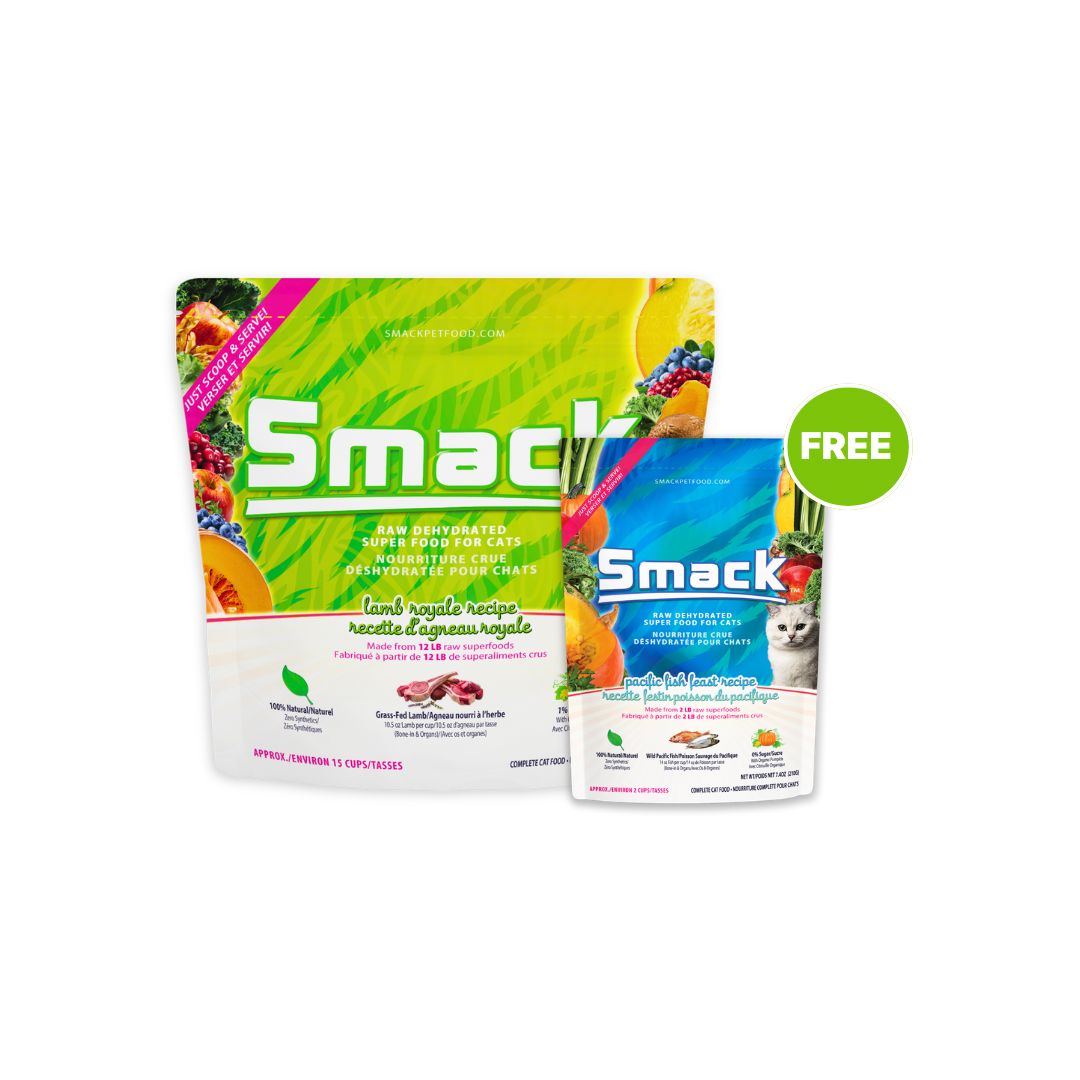 BOGO Bundle (Cat): 1.5kg + FREE 210-250g Smack Pet Food 