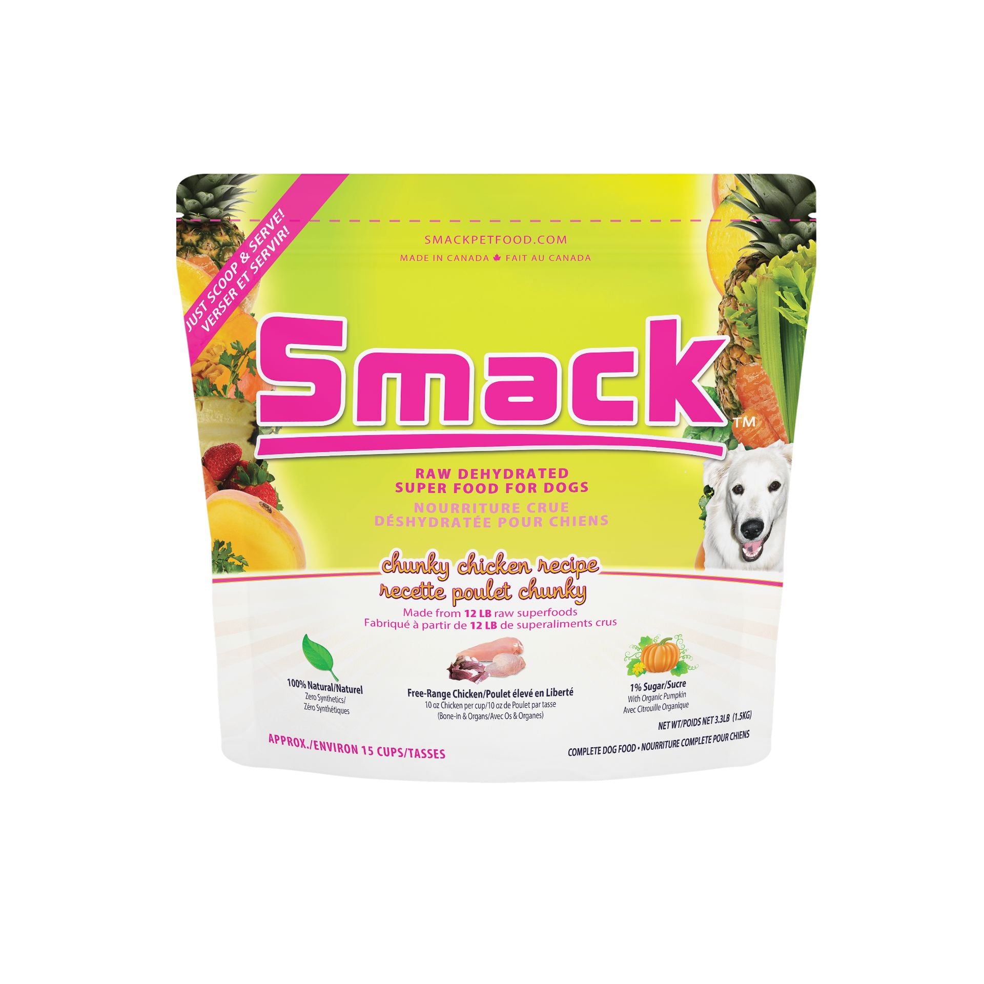 Chunky Chicken (DOG) Crunchy Style Smack Pet Food 