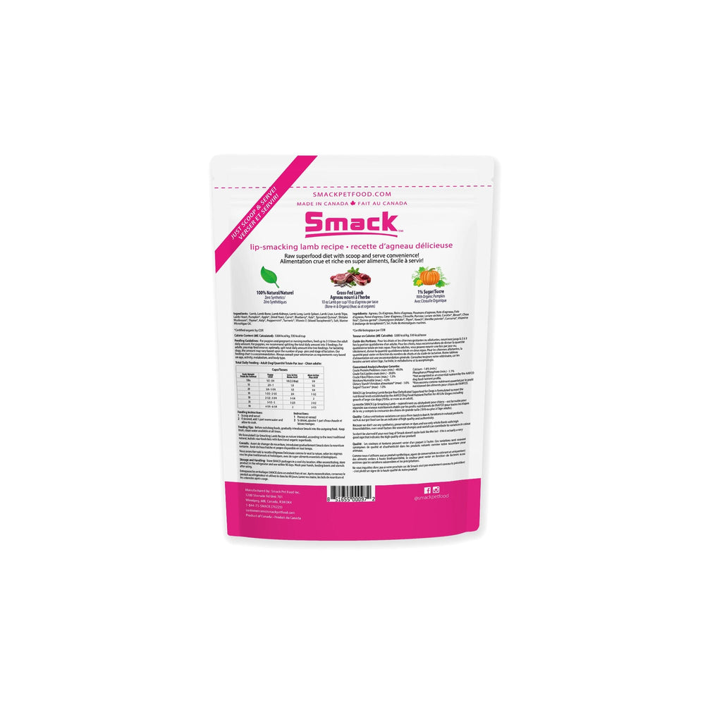 Lip Smacking Lamb (DOG) Crunchy Style Smack Pet Food 