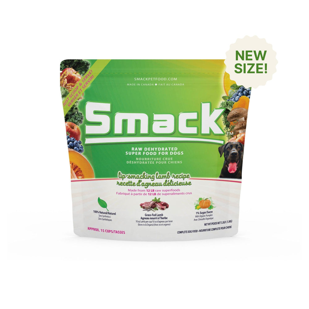 Lip Smacking Lamb (DOG) Crunchy Style Smack Pet Food 1.5 kg (15 cups) 