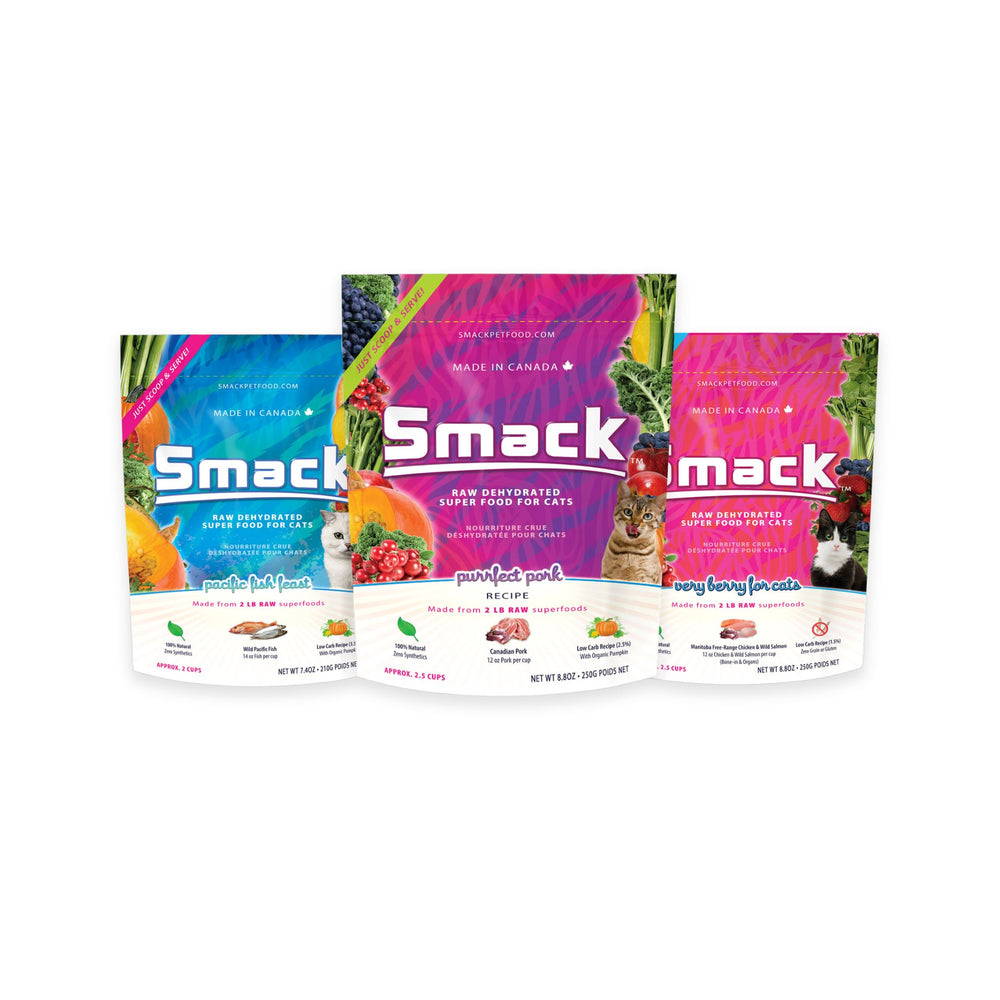 Meal Variety Pack for Cats Crunchy Style Smack Pet Food 