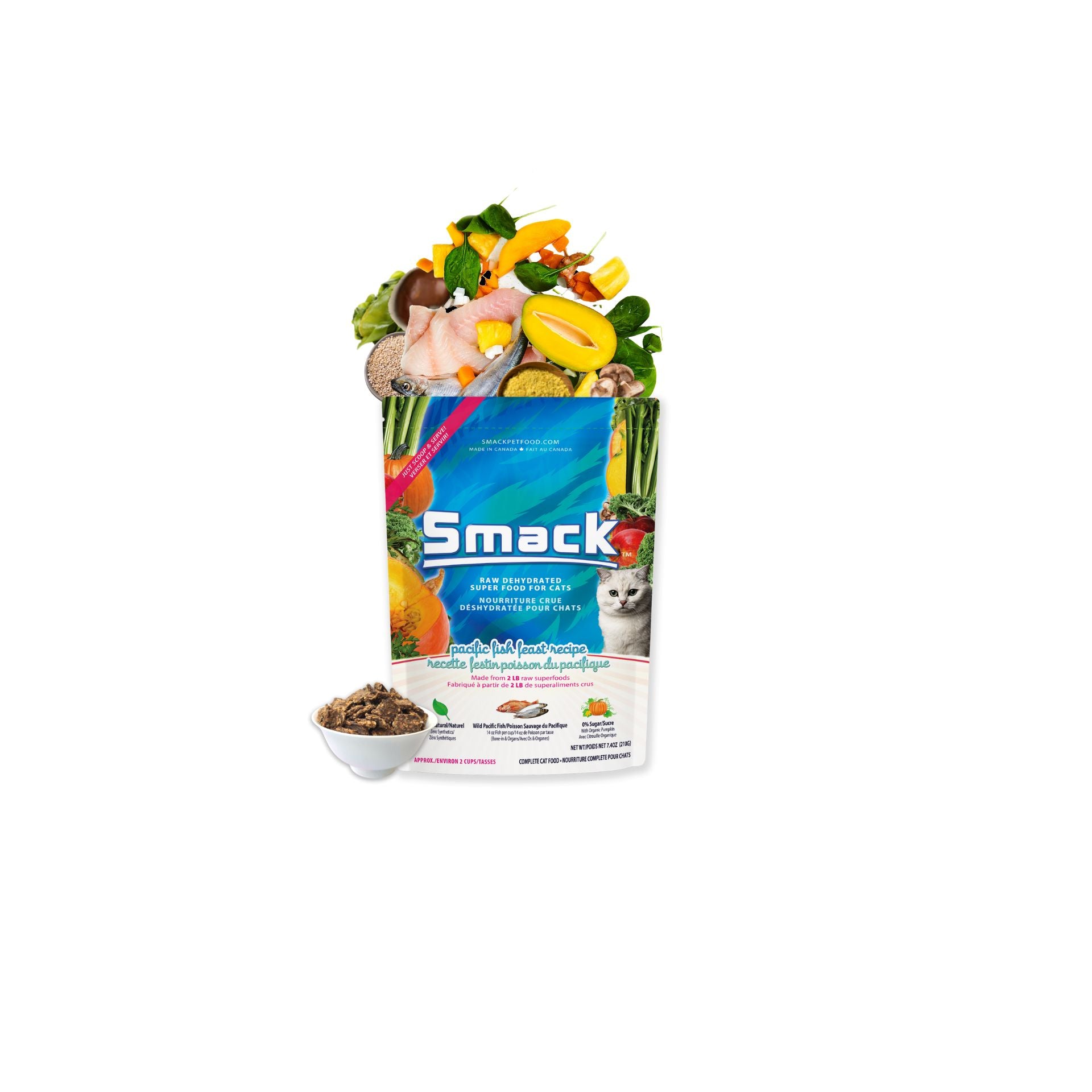 Meal Variety Pack for Cats Crunchy Style Smack Pet Food 