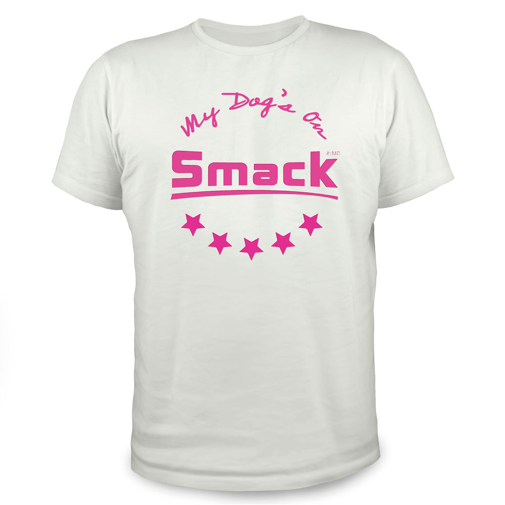 My Dog's on Smack™ T-Shirt - Unisex - White Apparel Smack Pet Food 