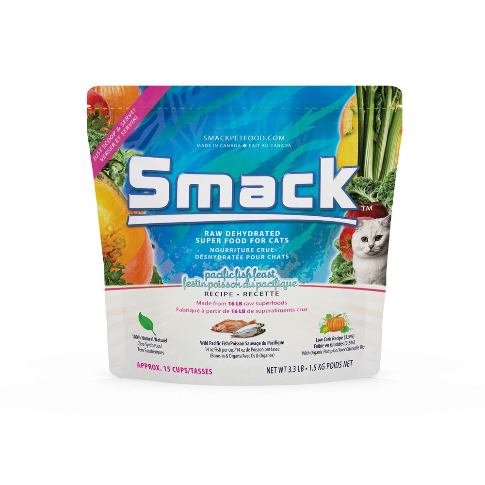 Pacific Fish Feast (CAT) Crunchy Style Smack Pet Food 1.5 kg (15 cups) 