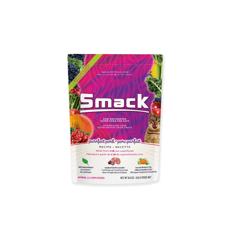 Purrfect Pork (CAT) Crunchy Style Smack Pet Food 250 g (2.5 cups) 