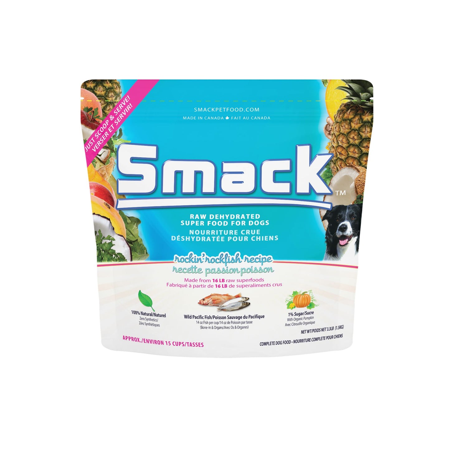 
                  
                    Rockin' Rockfish (DOG) Crunchy Style Smack Pet Food 
                  
                