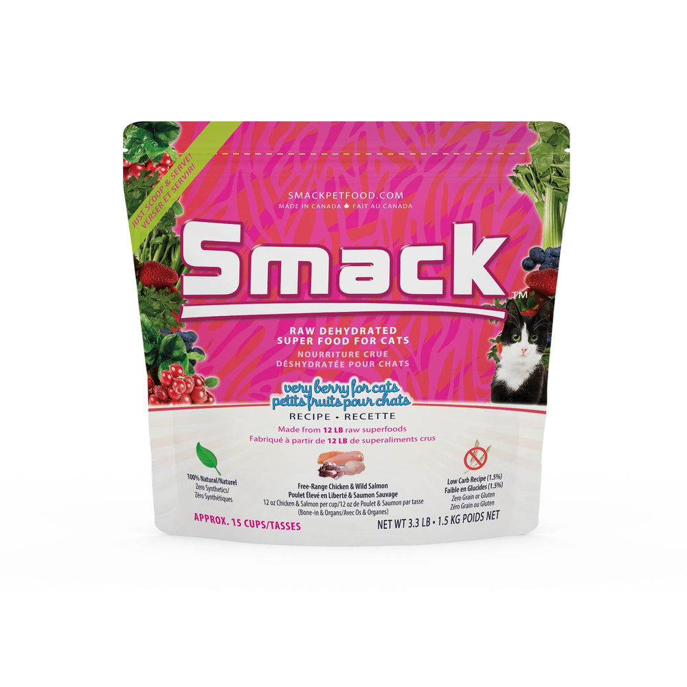 
                  
                    Very Berry for Cats (CATS) Crunchy Style Smack Pet Food 1.5 kg (15 cups) 
                  
                