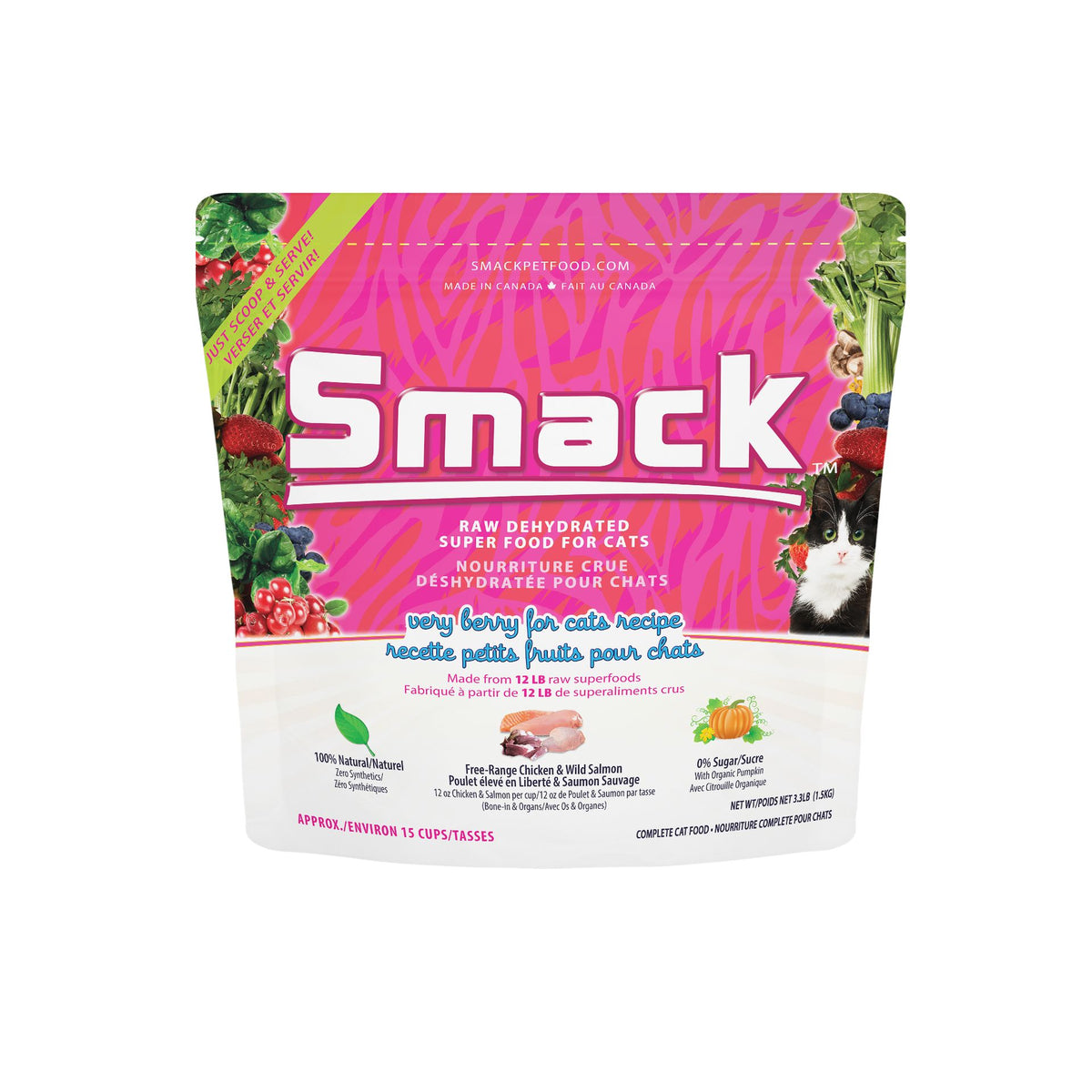 Very Berry for Cats (CATS) Crunchy Style Smack Pet Food  Main image