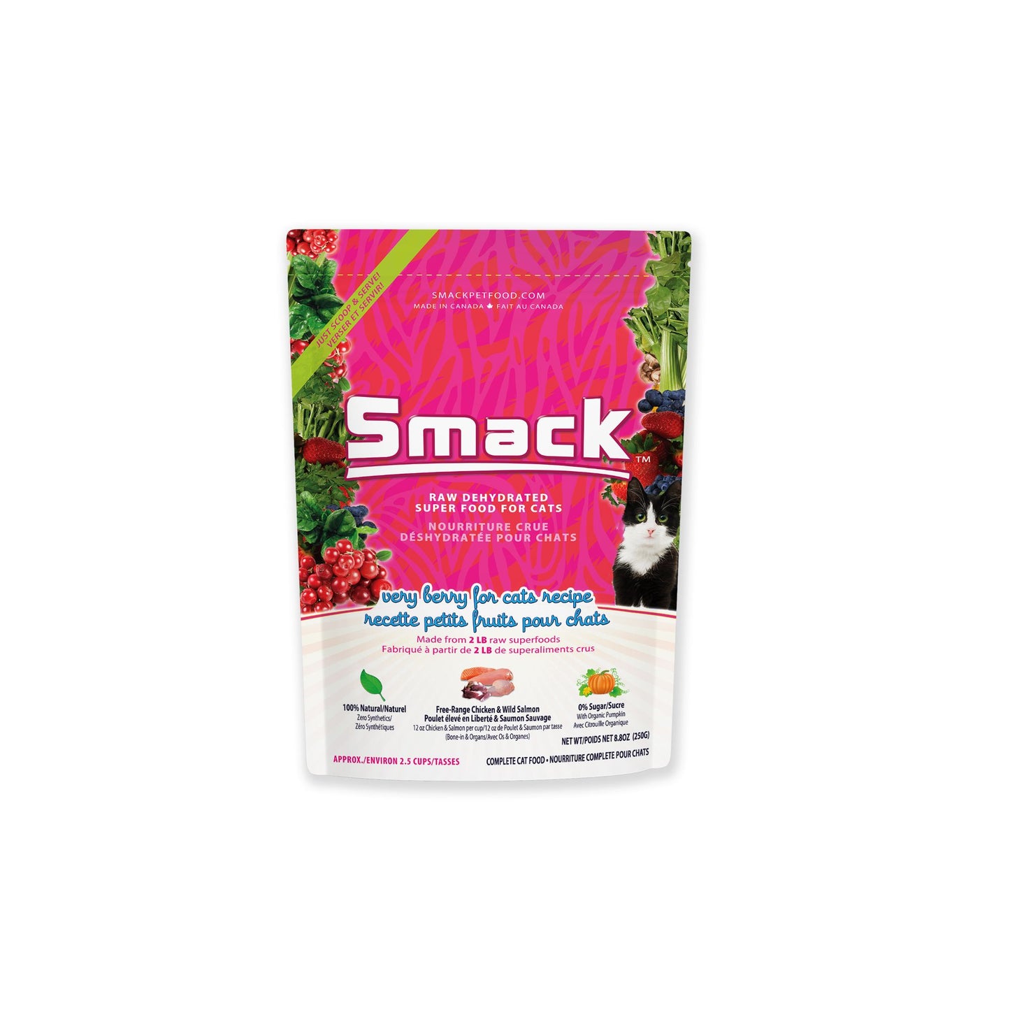 
                  
                    Very Berry for Cats (CATS) Crunchy Style Smack Pet Food 
                  
                