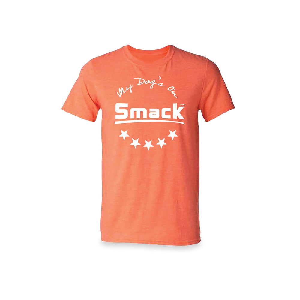 My Dog's on Smack™ T-Shirt - Unisex - Heather Orange Apparel Smack Pet Food Heather Orange S 