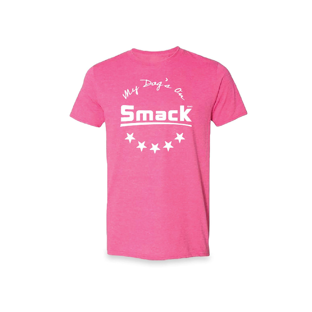 My Dog's on Smack™ T-Shirt - Unisex - Heather Pink Apparel Smack Pet Food Heather Pink S 