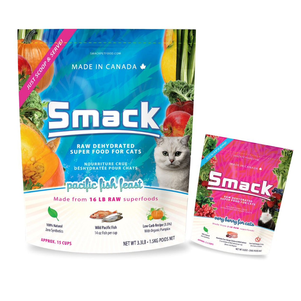 Pacific Fish Feast Bundle (CAT) Crunchy Style Smack Pet Food 