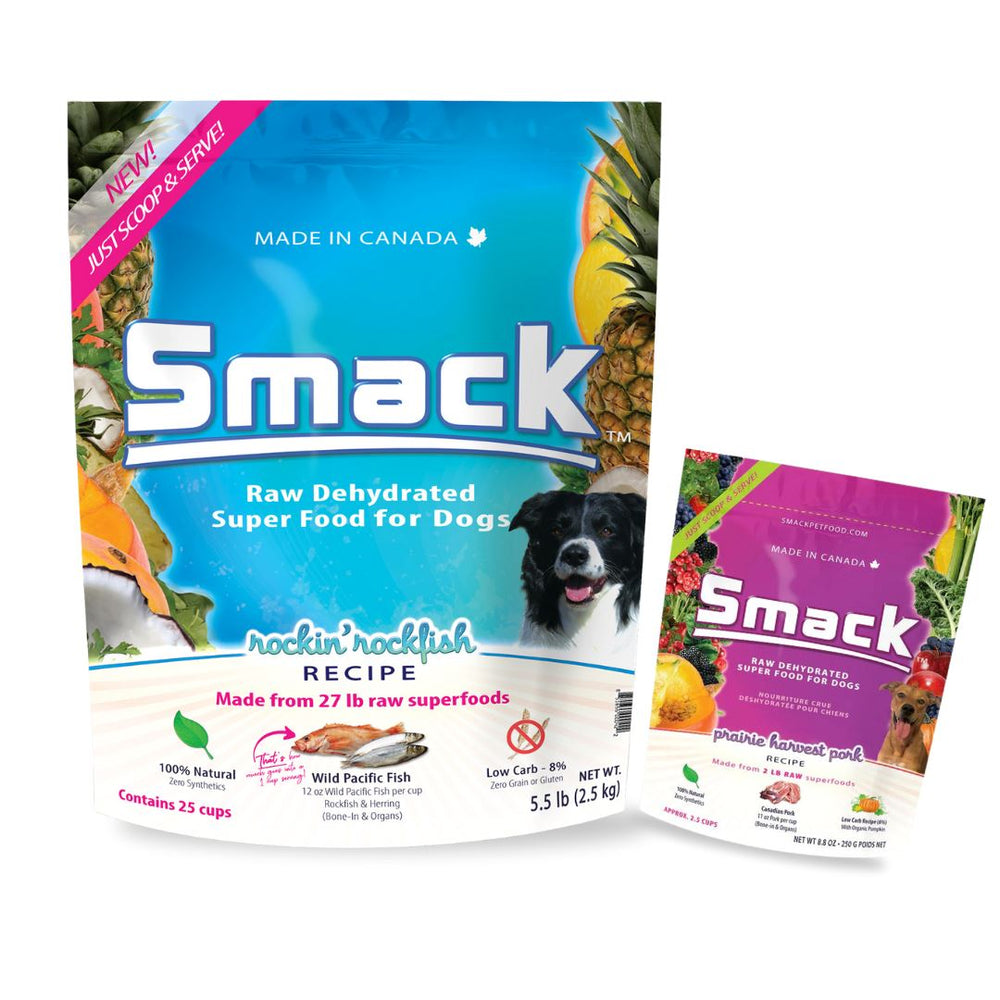 Rockin' Rockfish Bundle (DOG) Crunchy Style Smack Pet Food 